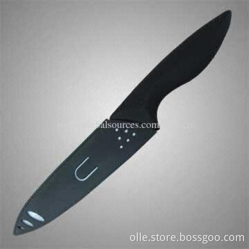 Ceramic Knife, Dolphin Handle, PP Sheath Protection, Soft Texture